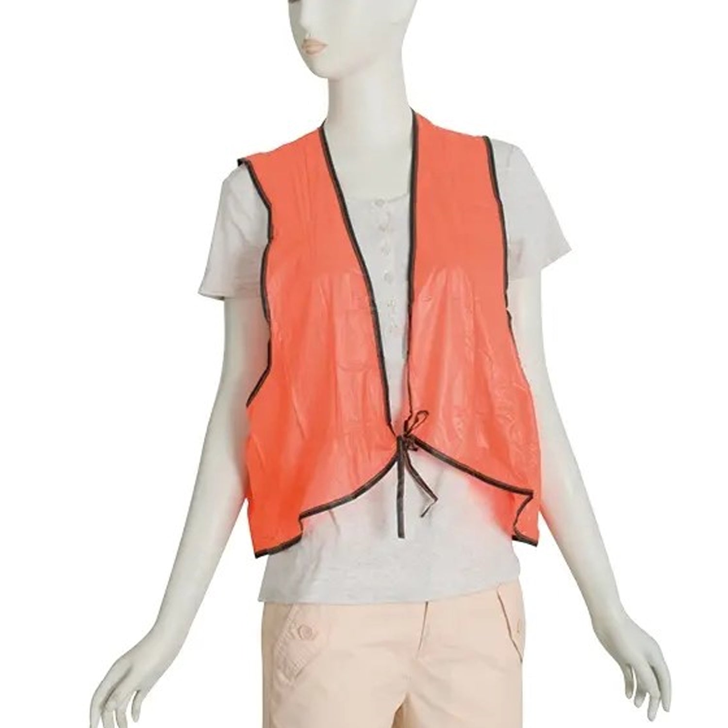 7453 Economy Safety Vest, Soft Vinyl with Tie Closure for Identifying Staff and Volunteers Adult PVC Safety Vest High Visibility for Outdoor Operator 7453 Economy Safety Vest, Soft Vinyl with Tie Closure for Identifying Staff and Volunteers Adult PVC Safety Vest High Visibility for Outdoor Operator